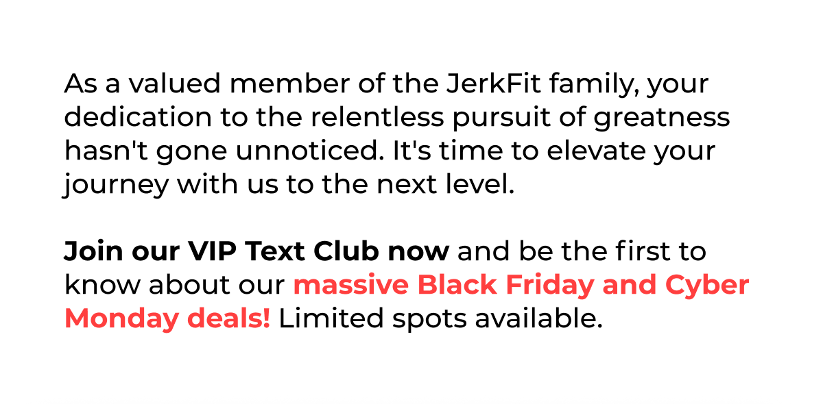 Join our VIP Text Club