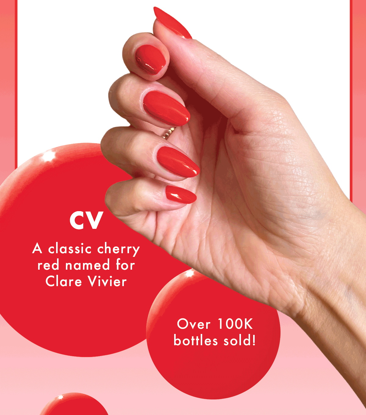 CV - A classic cherry red named Clare Vivier