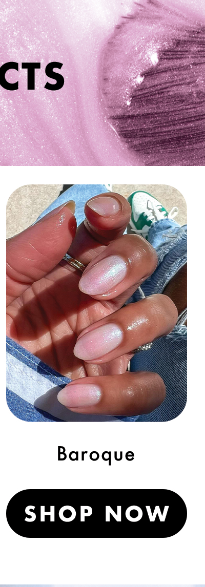 (IMAGE OF MANICURED HAND) SPECIAL EFFECTS: BAROQUE | SHOP NOW