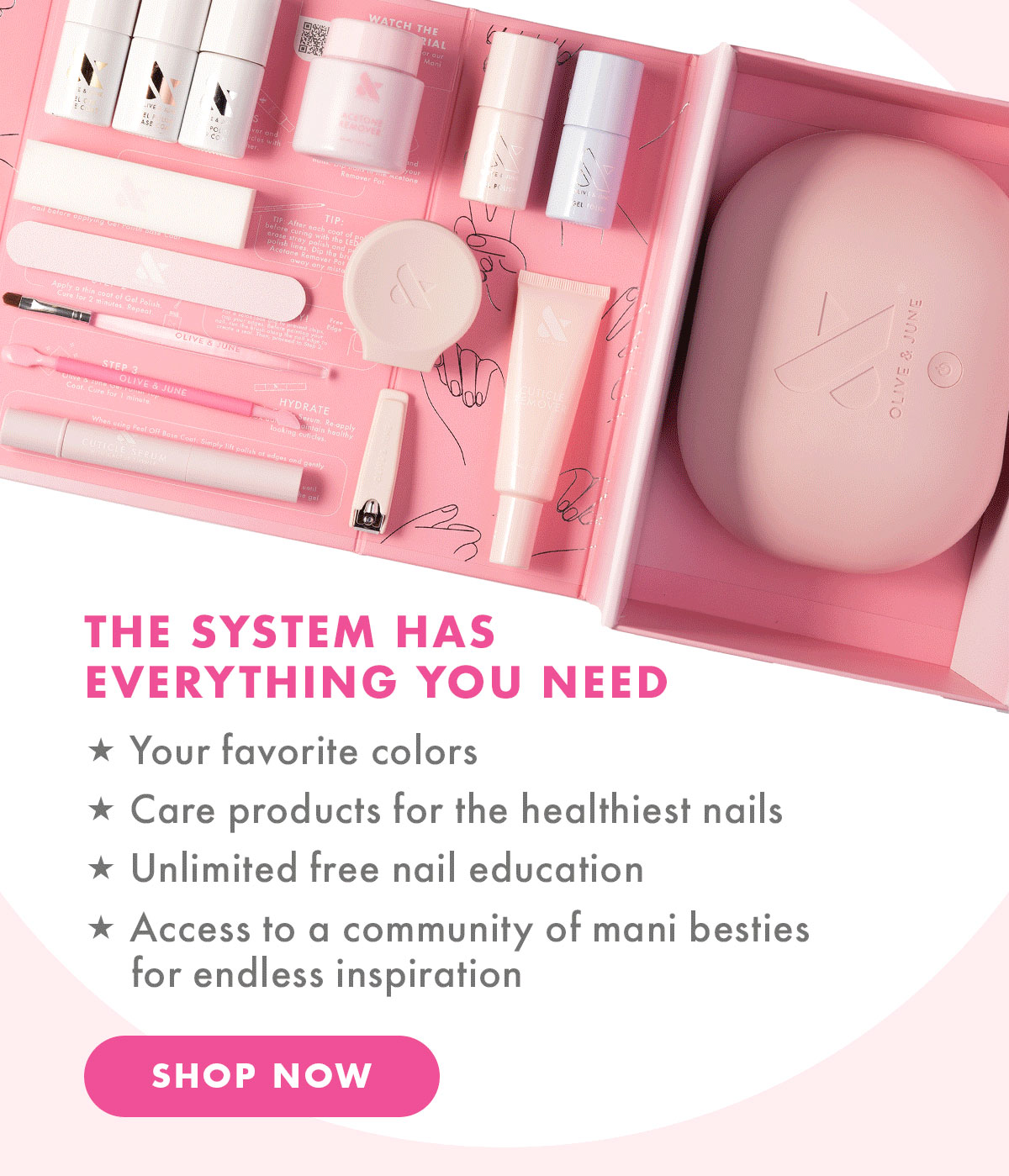 THE SYSTEM HAS EVERYTHING YOU NEED