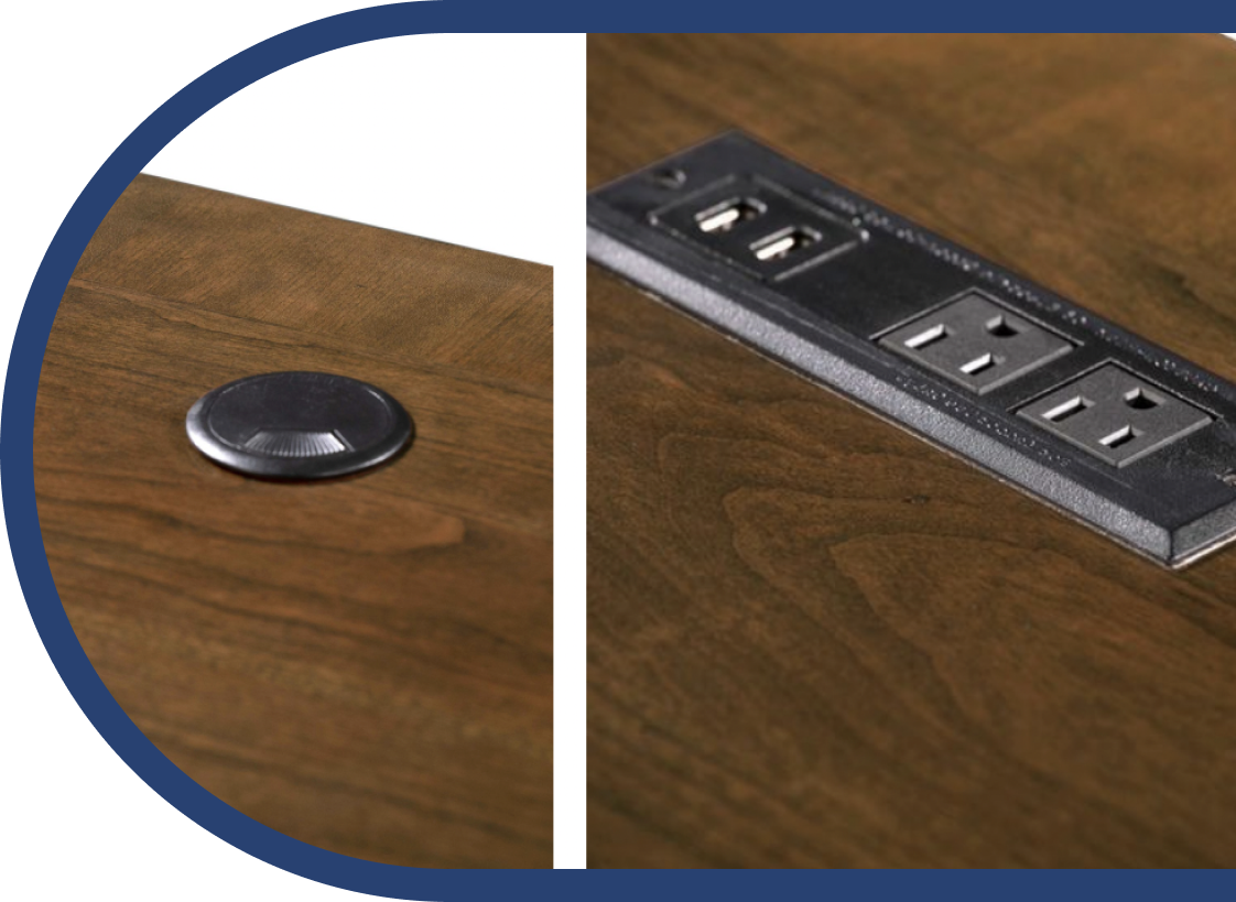 Meet your new favorite desk Roanoke Executive Desk 💼 Coleman Furniture