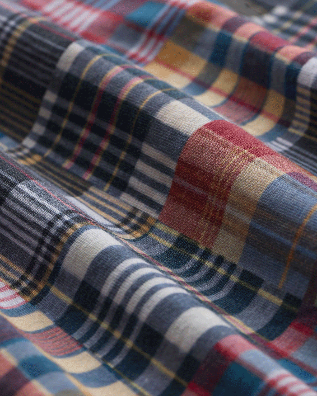close up detail shot of 3 pairs of madras slim fit boxers