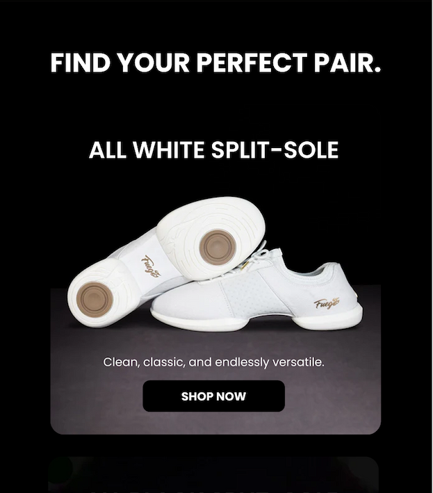 All White Split-sole