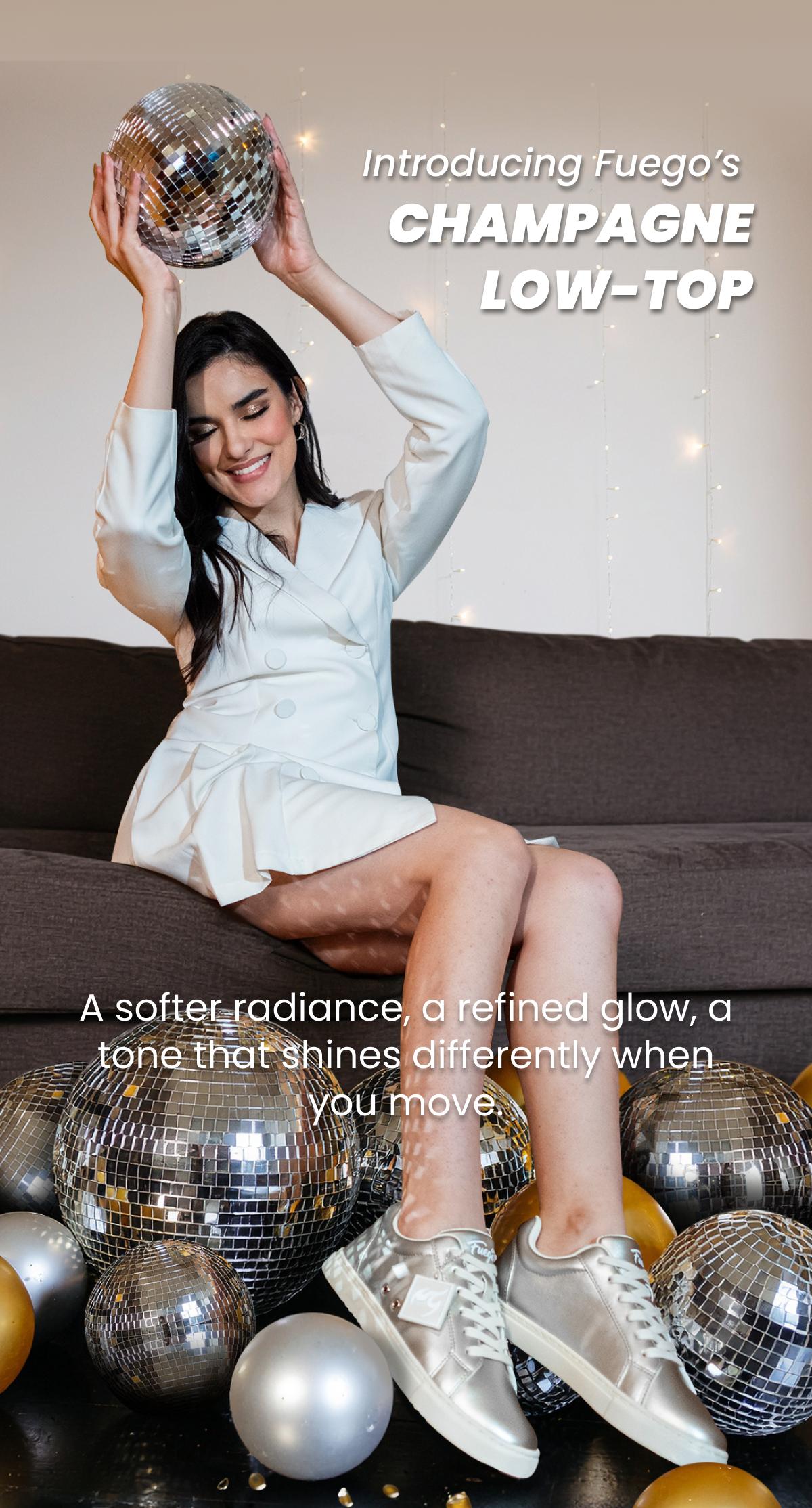 Introducing Fuego's  Champagne Low-Top