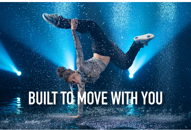 Dancer performing a dance move
