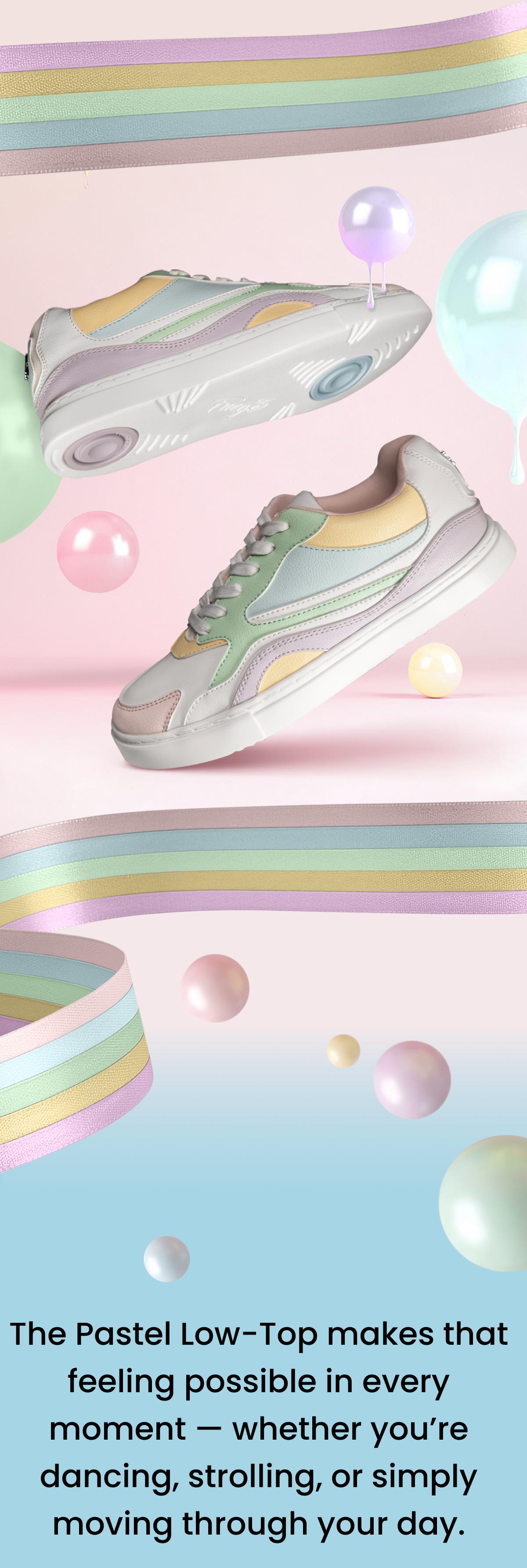 The Pastel Low-Top makes that feeling possible in every moment 