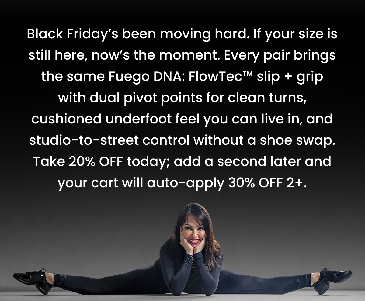 Black Friday's been moving hard. If your size is still here, now's the moment.