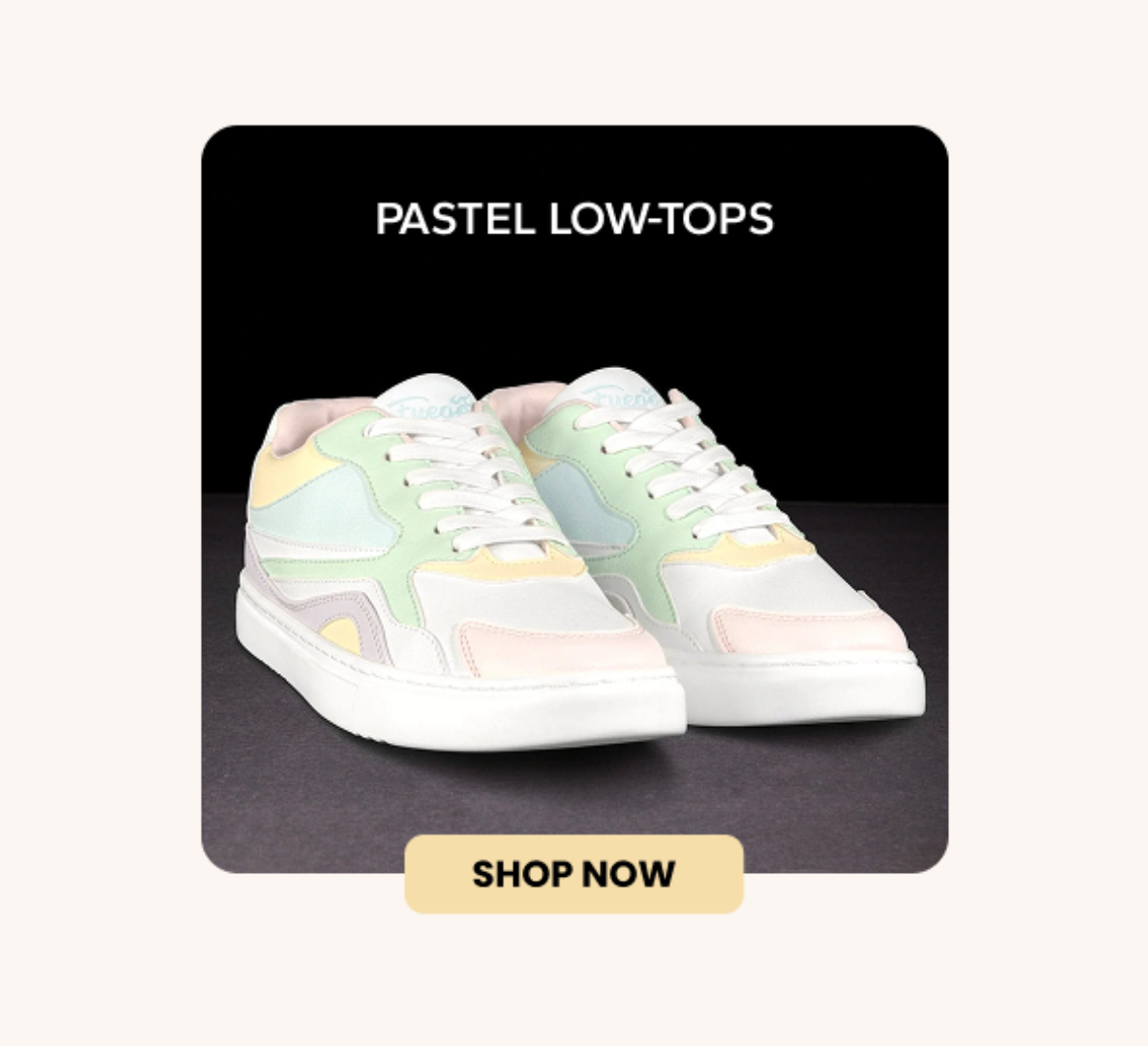 Pastel Low-Tops. Shop Now.