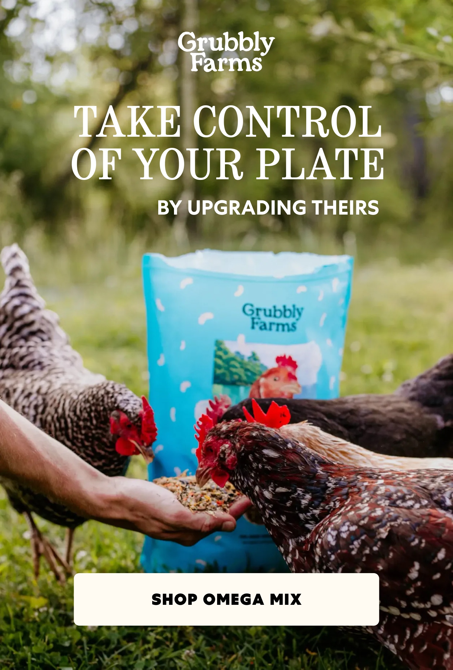 TAKE CONTROL OF YOUR PLATE BY UPGRADING THEIRS SHOP OMEGA MIX