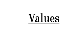 Values
