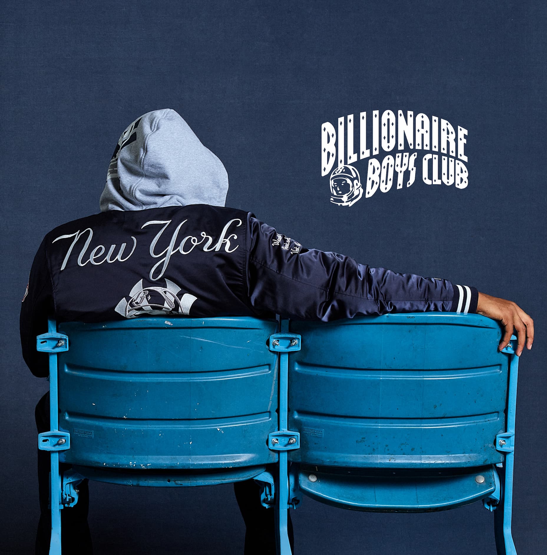 New York Yankees Jacket and Hoodie with Billionaire Boys Club Arch Logo Graphic