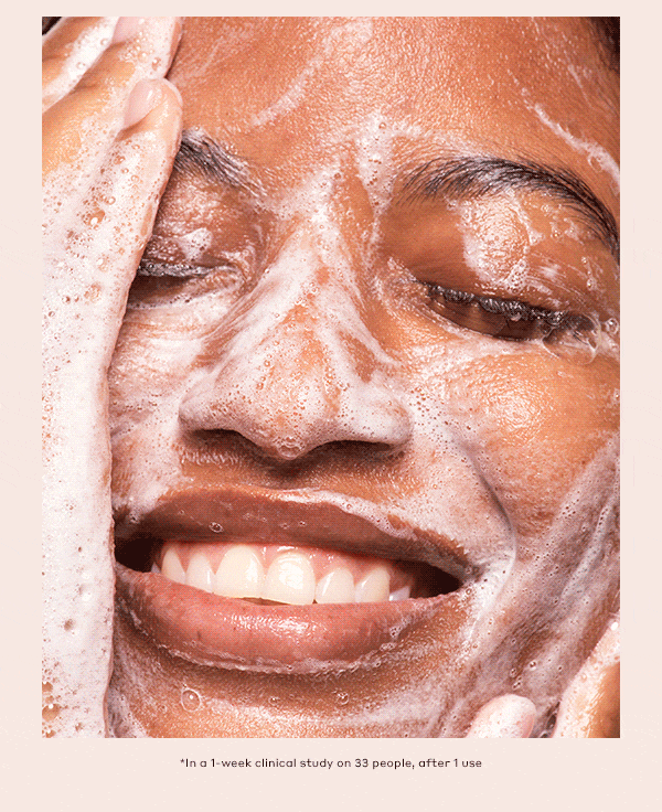 *In a 1-week clinical study on 33 people, after 1 use