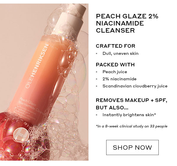 PEACH GLAZE 2% NIACINAMIDE CLEANSER