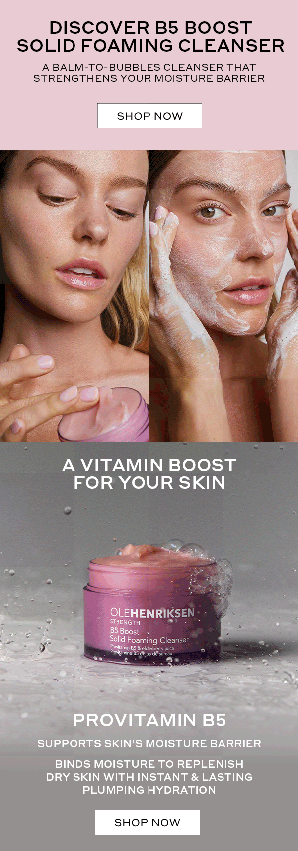 DISCOVER B5 BOOST SOLID FOAMING CLEANSER