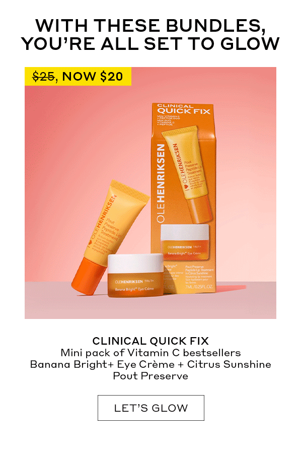 WITH THESE BUNDLES, YOU'RE ALL SET TO GLOW | LET'S GLOW