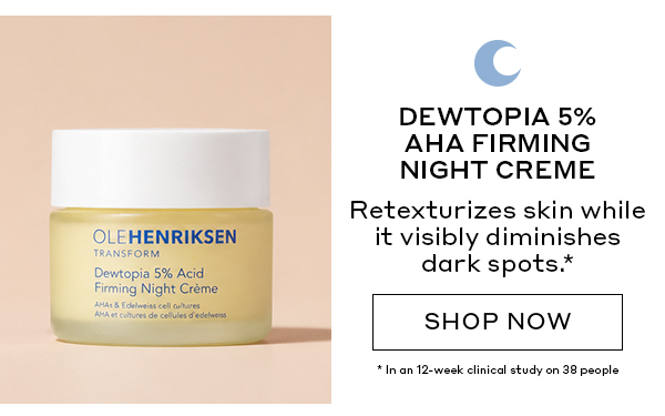 DEWTOPIA 5% AHA FIRMING NIGHT CREME