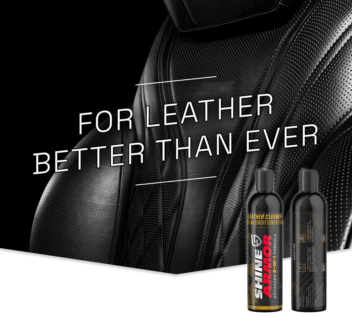 Leather Cleaner & Conditioner Shine Armor