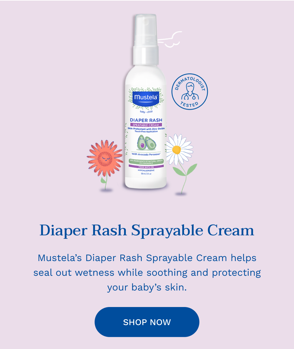 Try our NEW Sprayable Diaper Rash Cream! Mustela USA