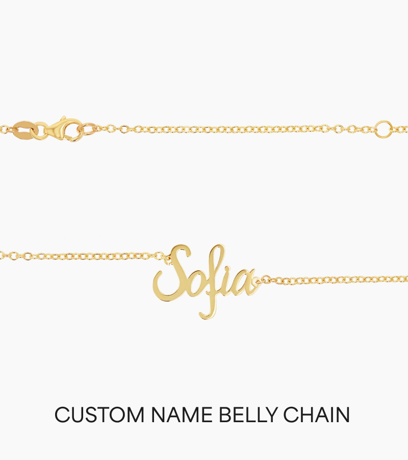 Custom Name Belly Chain