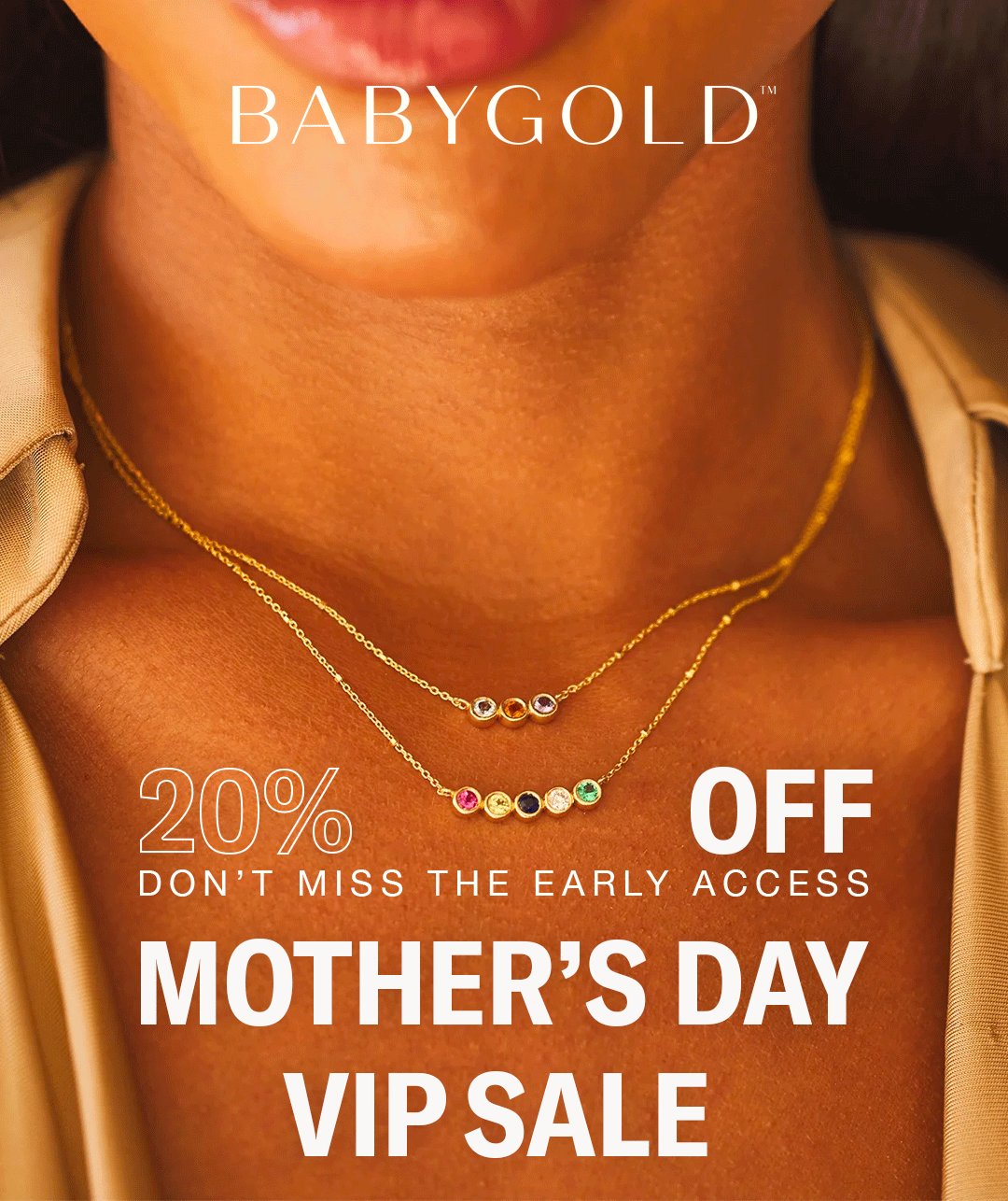 LAST CHANCE ️ Mother's Day VIP Sale Baby Gold