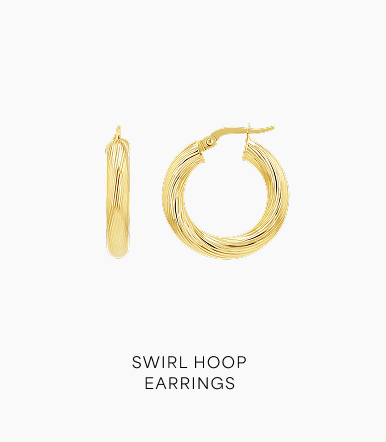 Swirl Hoop Earrings