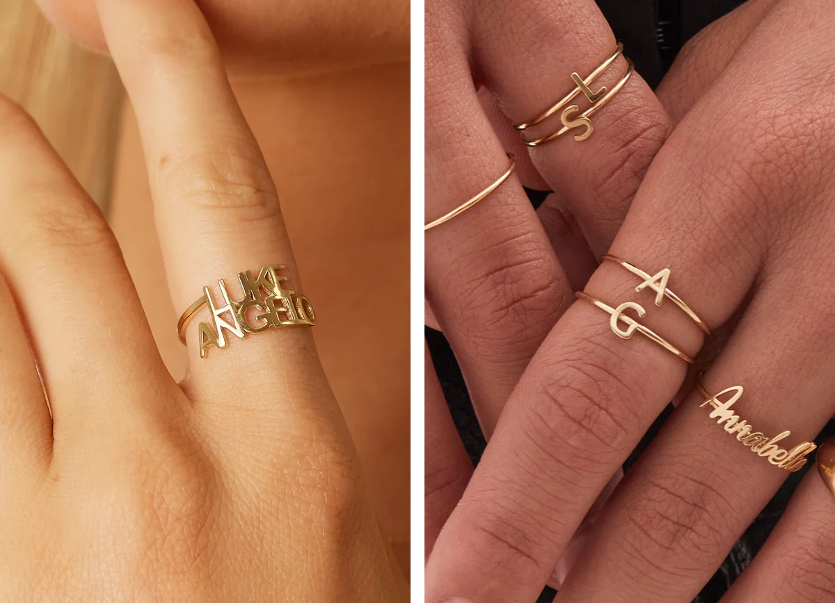 Personalized Rings >> Shop Now