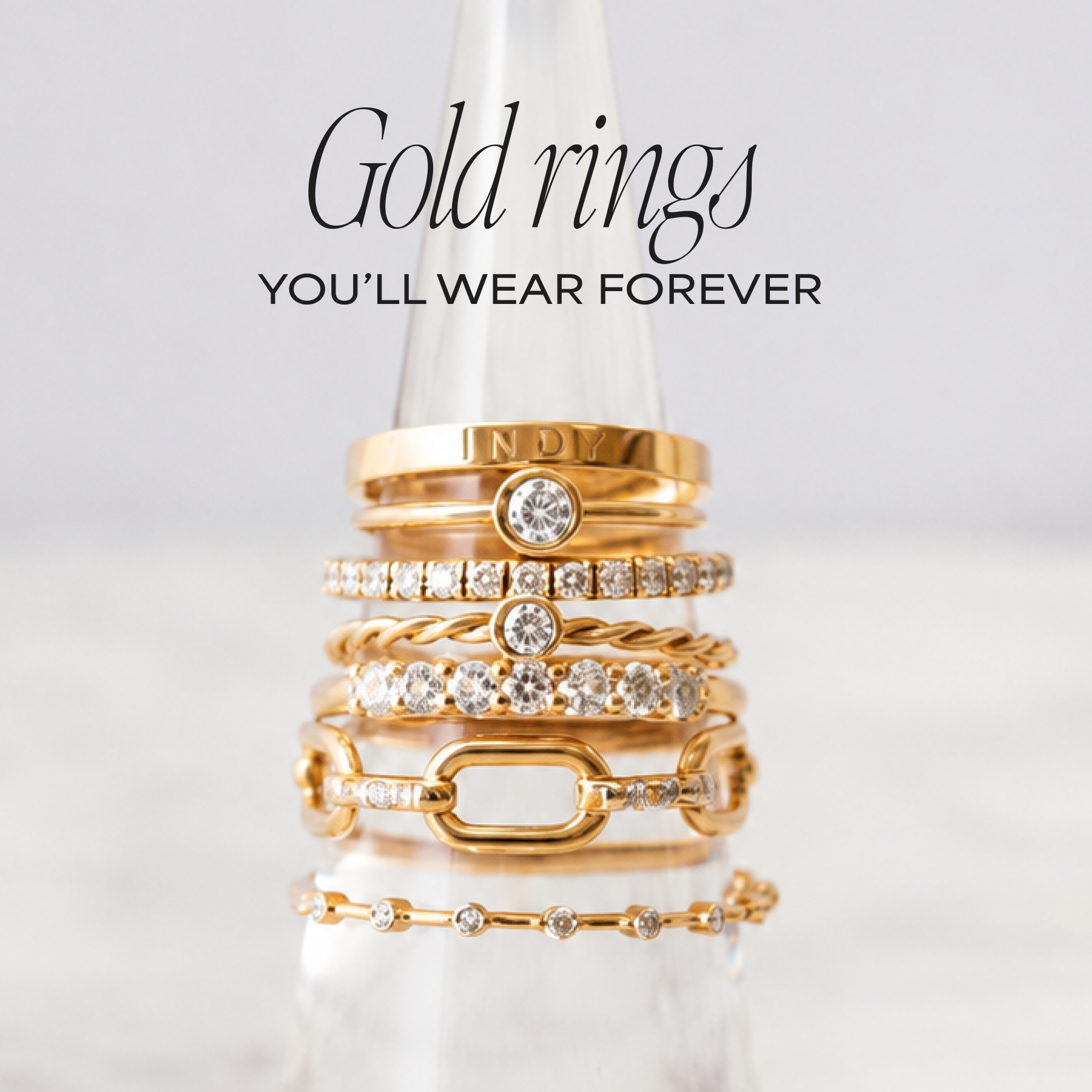 Gold rings you’ll wear forever >> Shop now