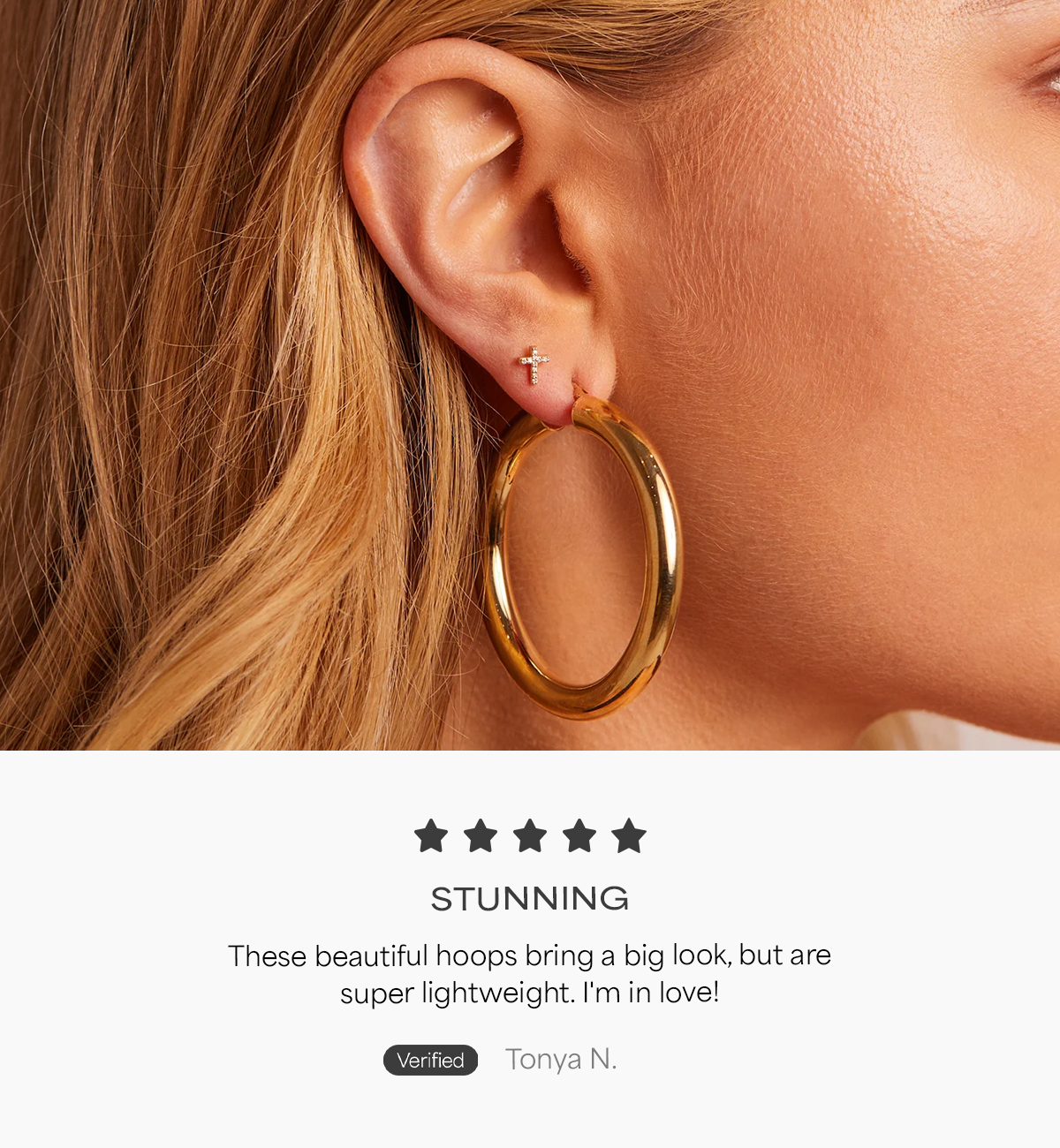 Stunning >> 6mm Grand Tube Hoop Earrings