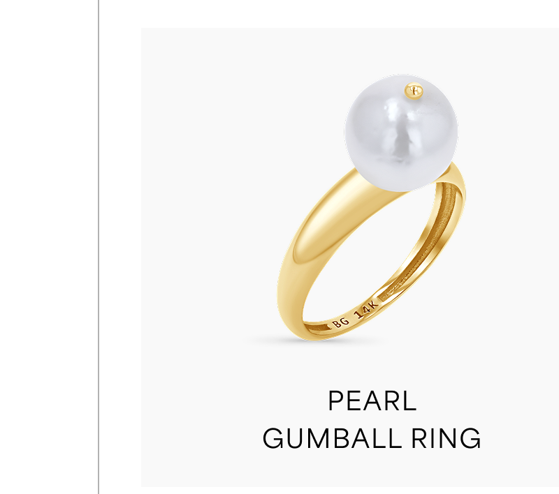Pearl Gumball Ring