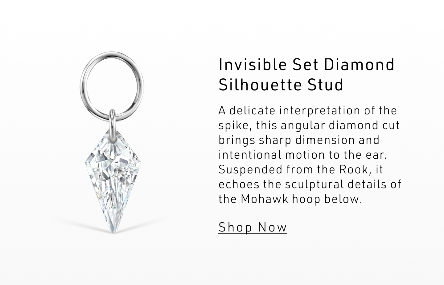 Silhouette Diamond Charm