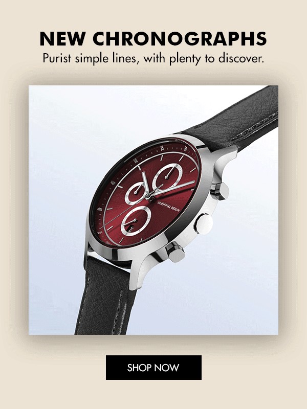 NEW Chronographs! ⌚ Lilienthal Berlin