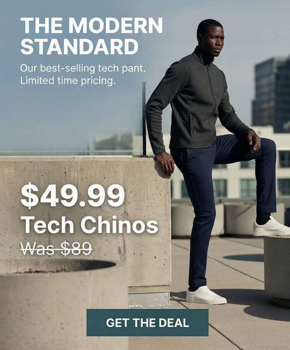 an image of a man standing on a ledge with a laptop