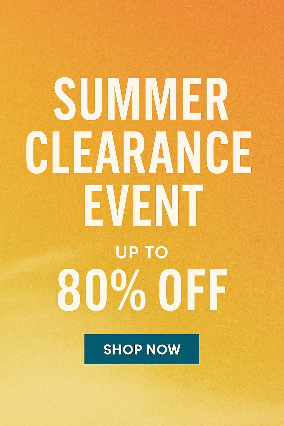Up to 80% Off Summer Clearance