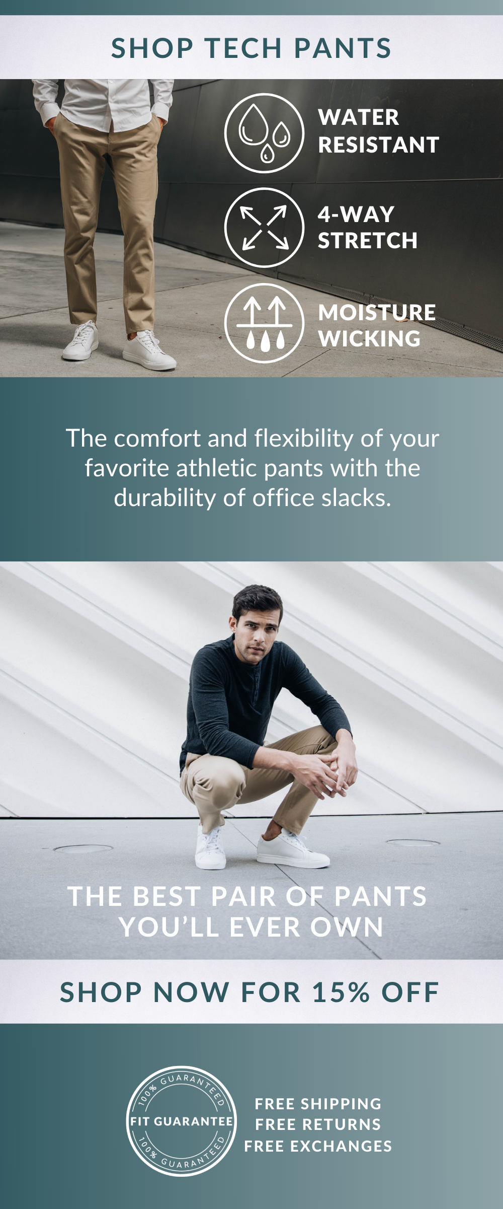 Comfort And Flexibility. Use Code: WELCOME15