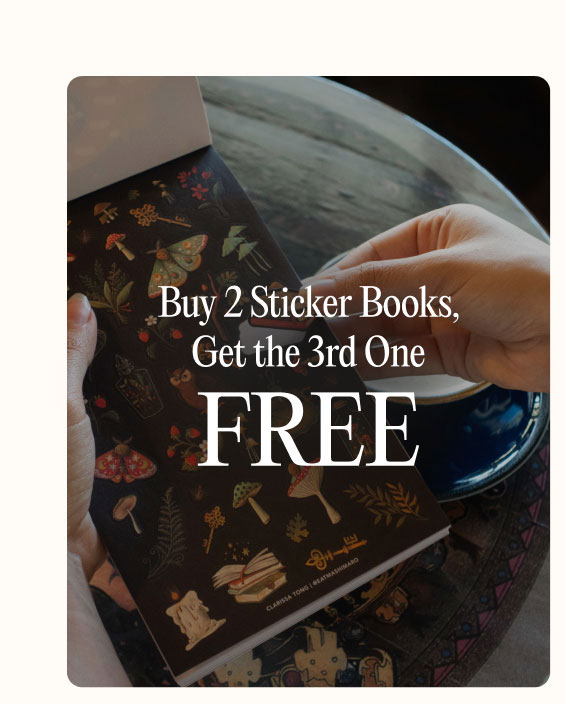 Buy 2 Sticker Books, Get the 3rd One FREE