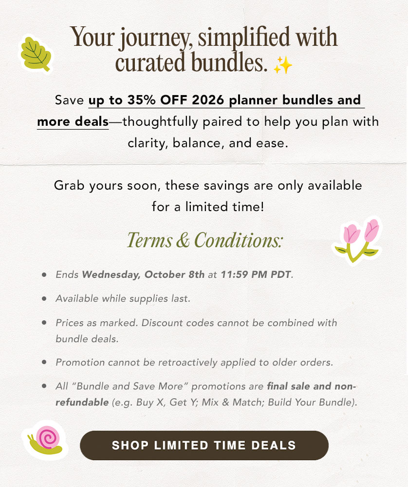 SHOP LIMITED TIME DEALS
