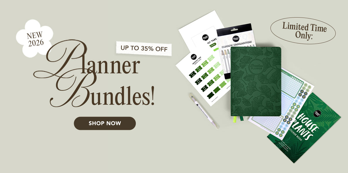 LIMITED TIME ONLY: NEW 2026 Planner Bundles!