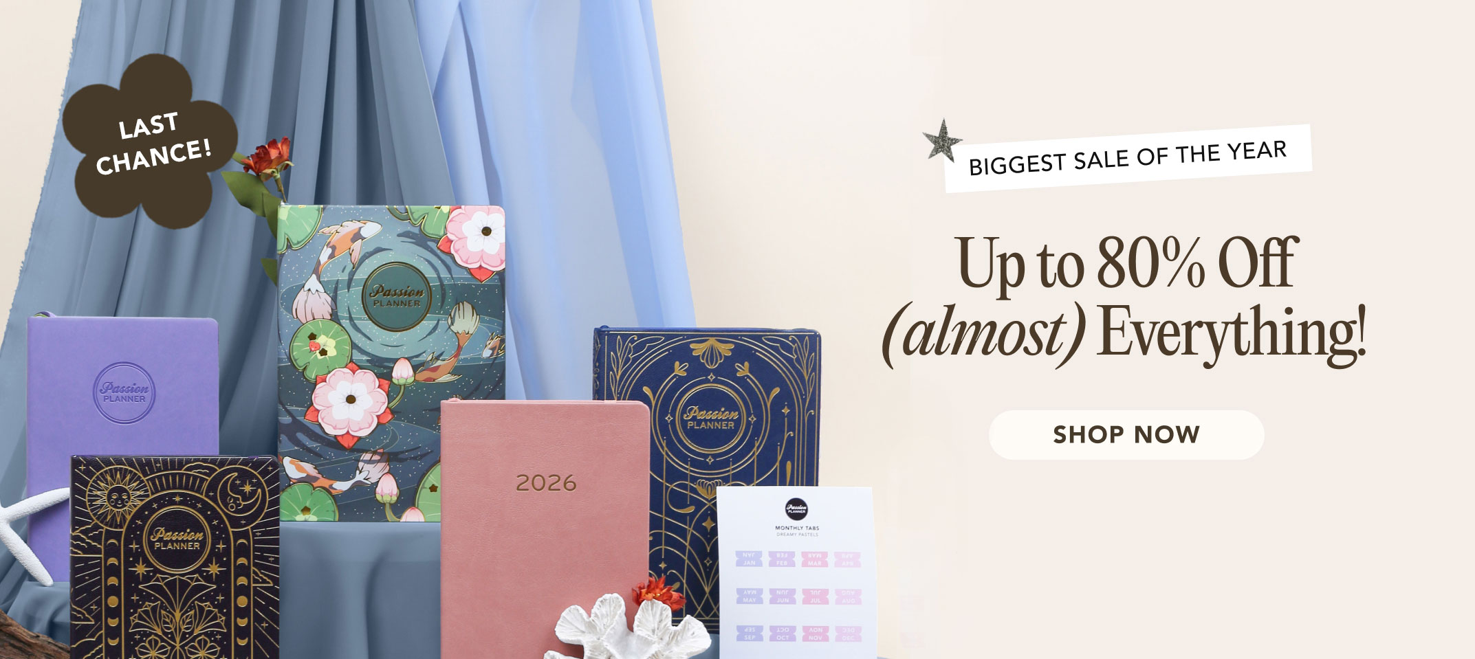 BIGGEST SALE OF THE YEAR: Up to 80% OFF Almost Everything