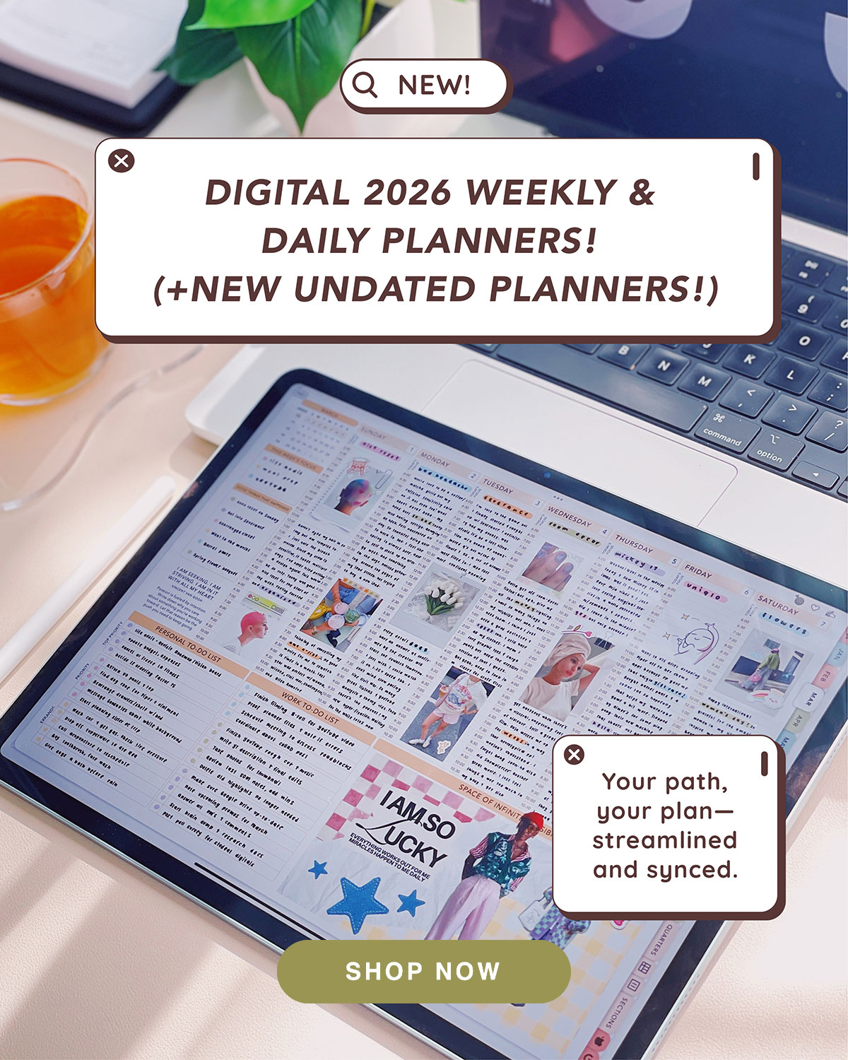 NEW Digital 2026 + Undated Planners