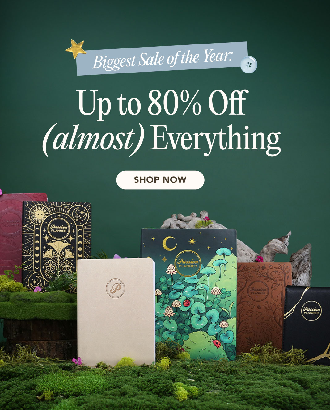 Biggest Sale of the Year: up to 80% OFF (almost) Everything!