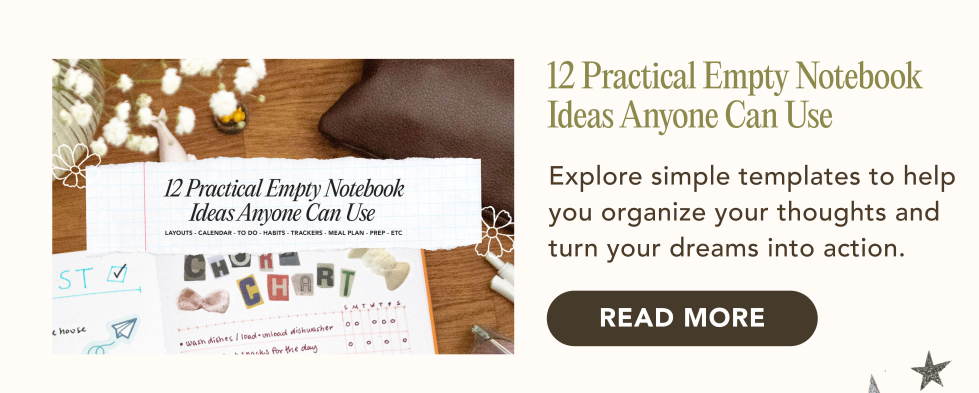 12 Practical Empty Notebook Ideas Anyone Can Use