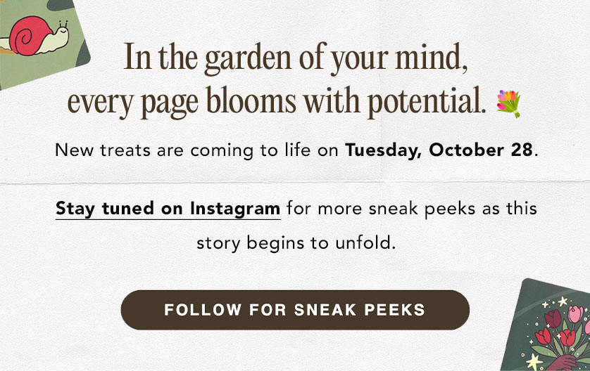 Stay tuned on Instagram