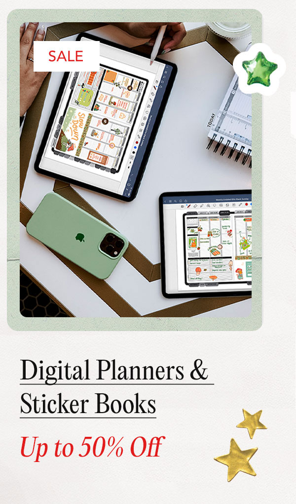 Digital Planners & Sticker Books