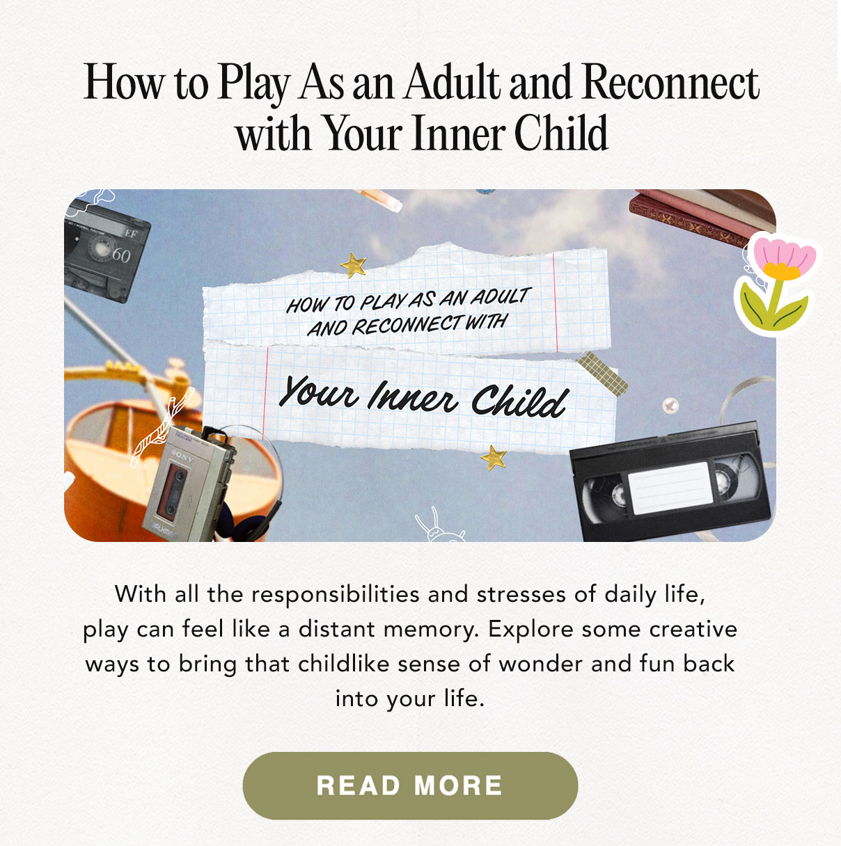 How to Play As an Adult and Reconnect with Your Inner Child