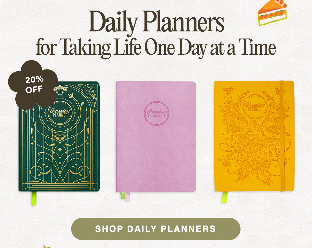 Daily Planners for Taking Life One Day at a Time