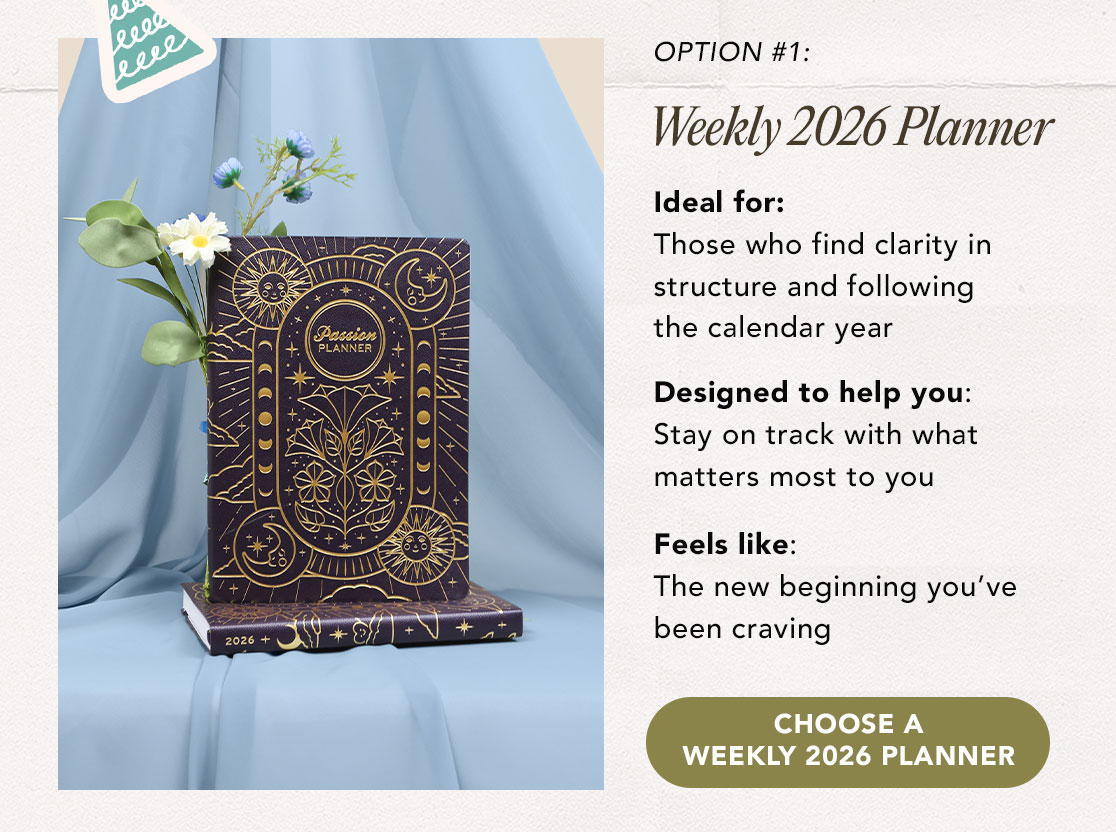 OPTION #1: Weekly 2026 Planner