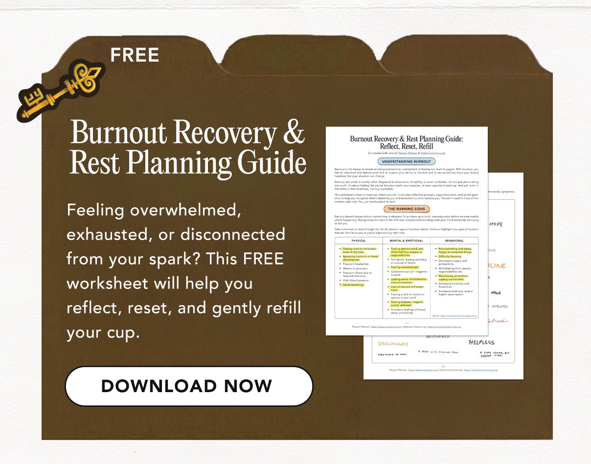 Burnout Recovery & Rest Planning Guide