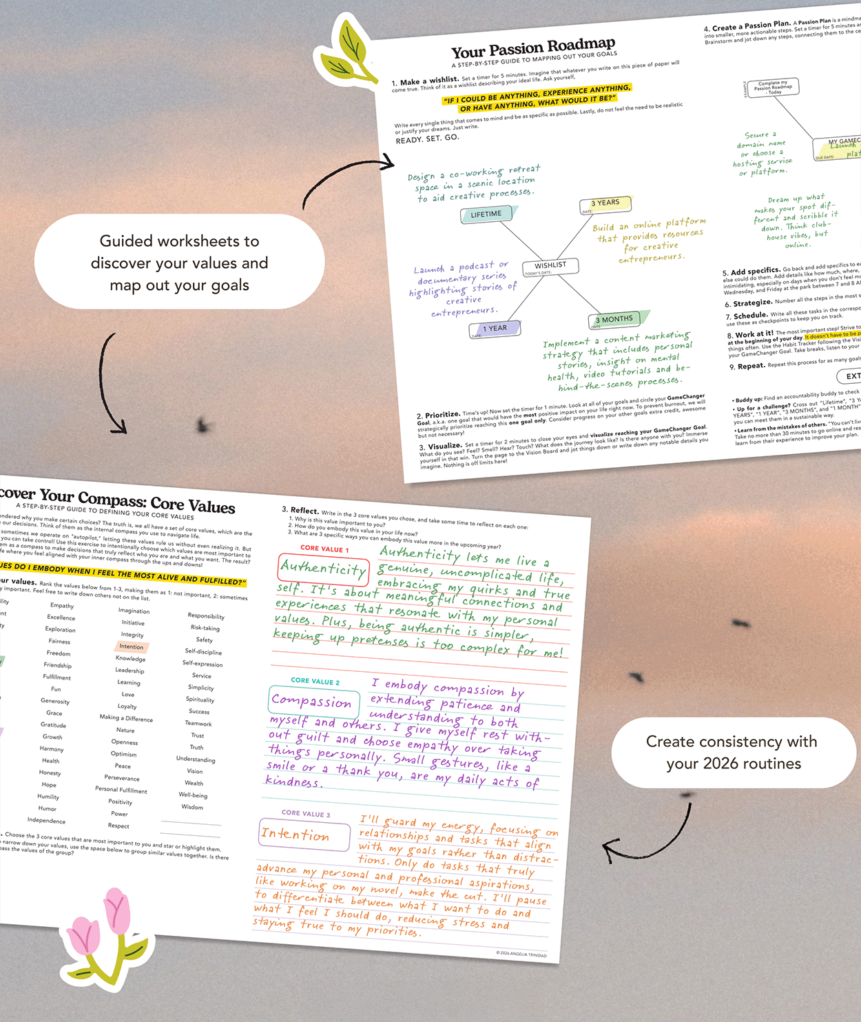 FREE Weekly 2026 Passion Planner PDF