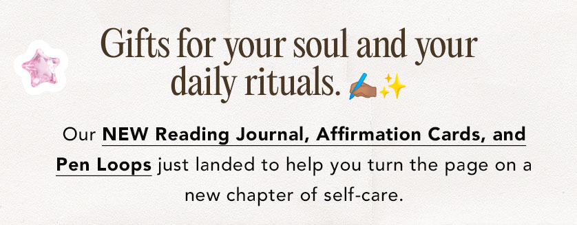 NEW Reading Journal, Affirmation Cards, and Pen Loops