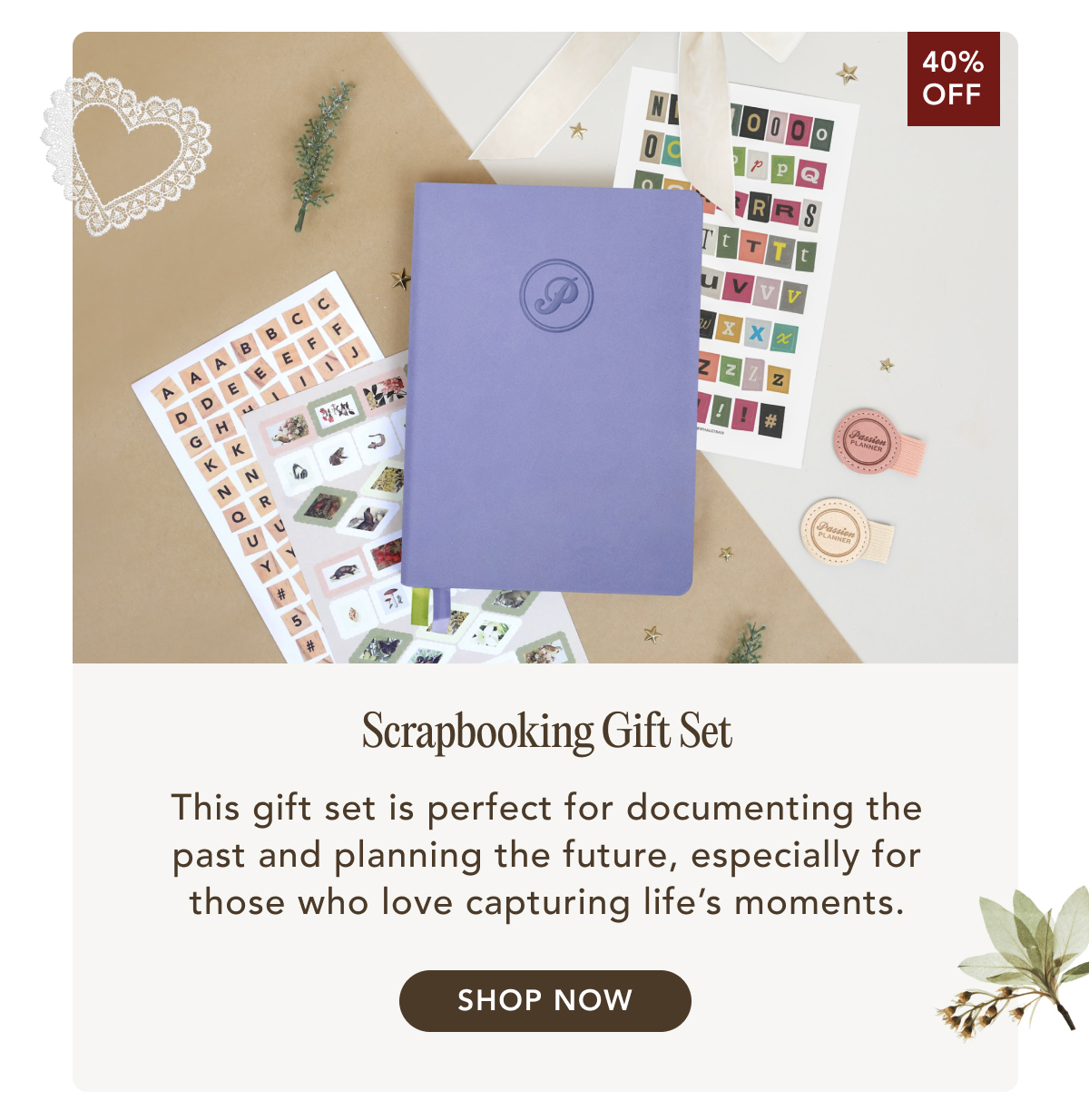 Scrapbooking Gift Set